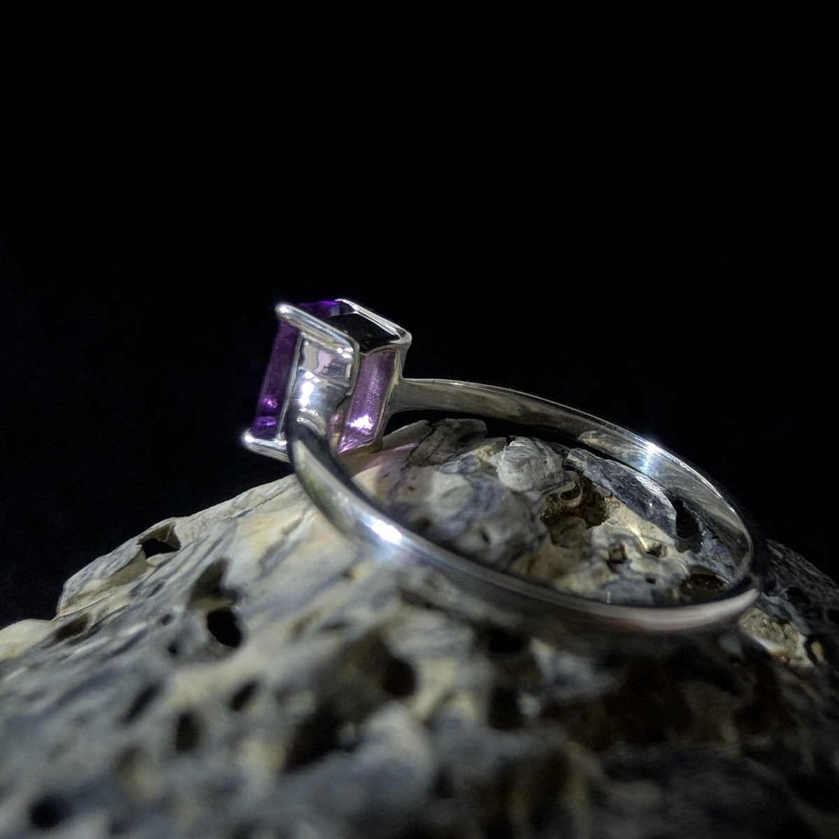 Elegant amethyst ring | 925 Sterling Silver