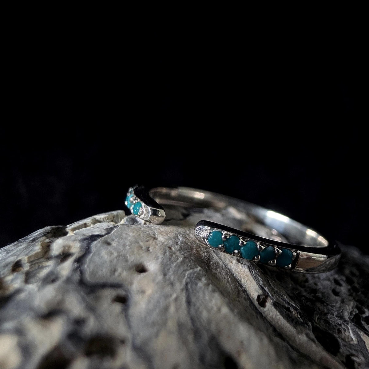 Turquoise minimalist ring | 925 Sterling Silver