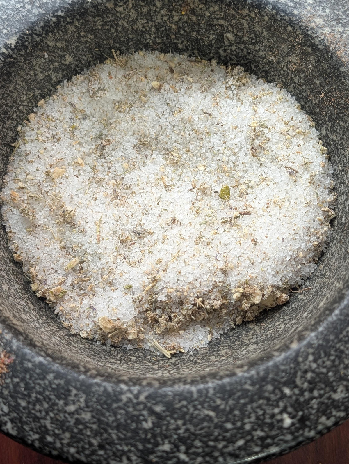 Peace and harmony sweeping salt