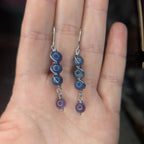 Custom Wire Wrapped Crystal Earrings - single or pair | Small