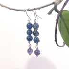 Wire wrapped crystal drop earrings - Choose your pair | Small