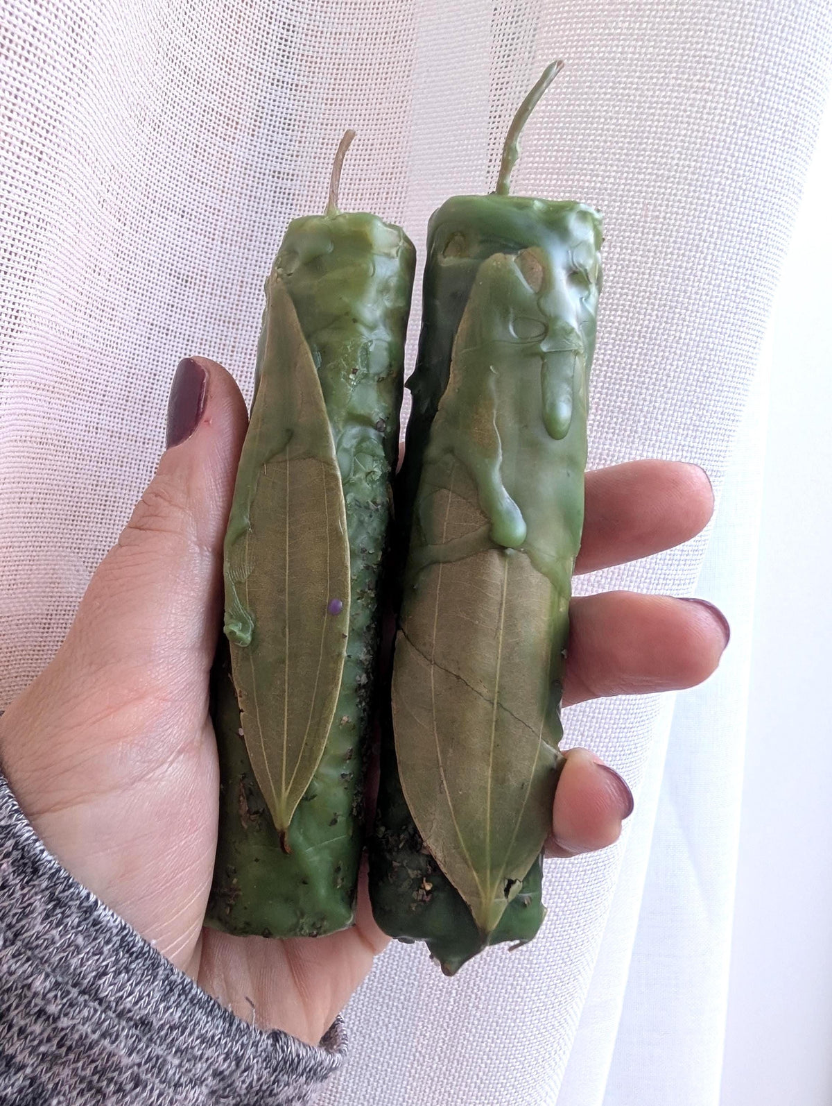 Fortune and prosperity ritual beeswax candles