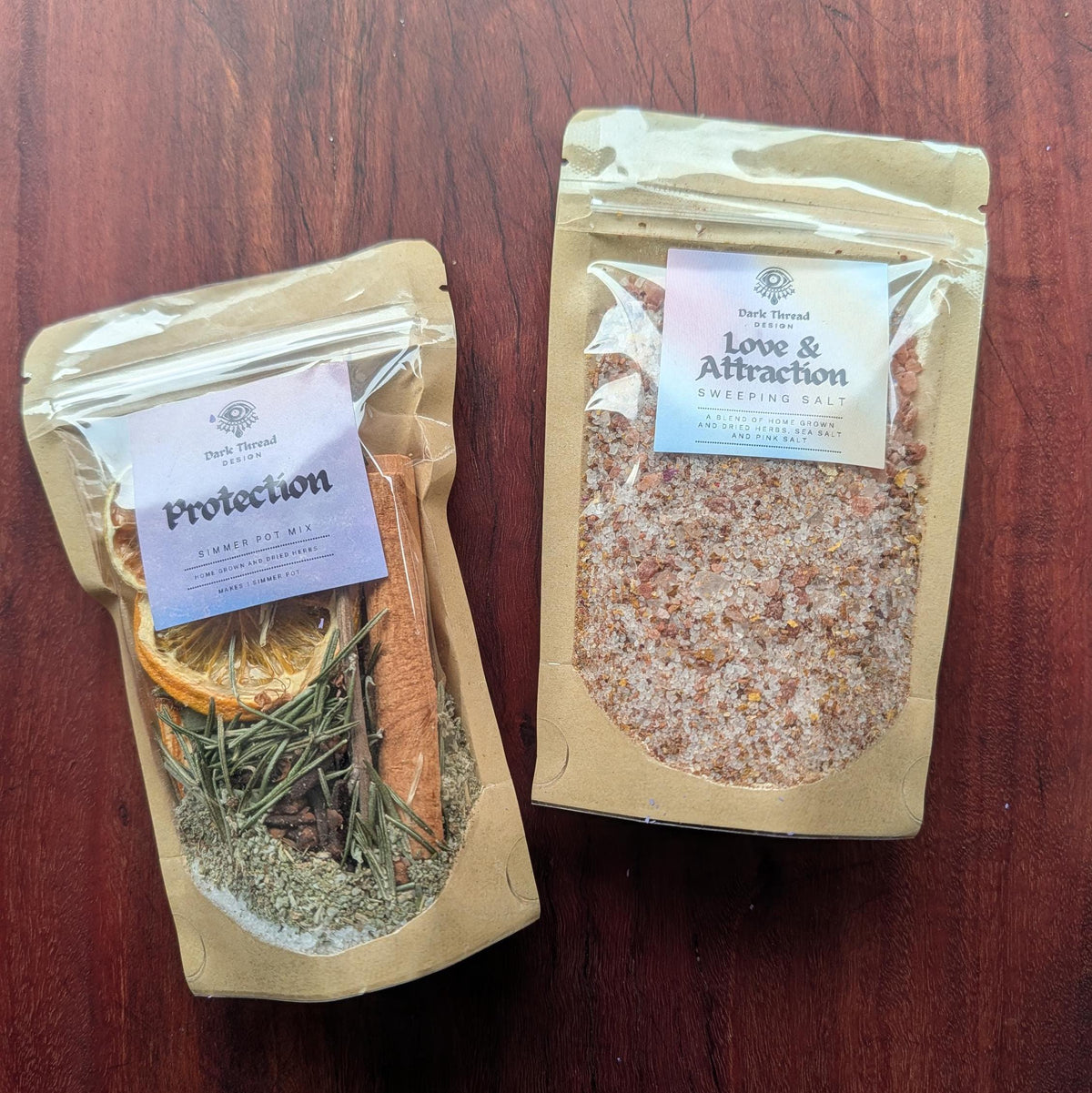 Custom home ritual duo bundle | Pick 1 simmer pot mix and 1 sweeping salt