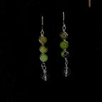 Custom Wire Wrapped Crystal Earrings - single or pair | Small