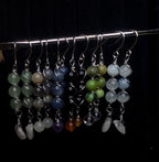 Custom Wire Wrapped Crystal Earrings - single or pair | Small