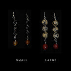 Custom Wire Wrapped Crystal Earrings - single or pair | Large