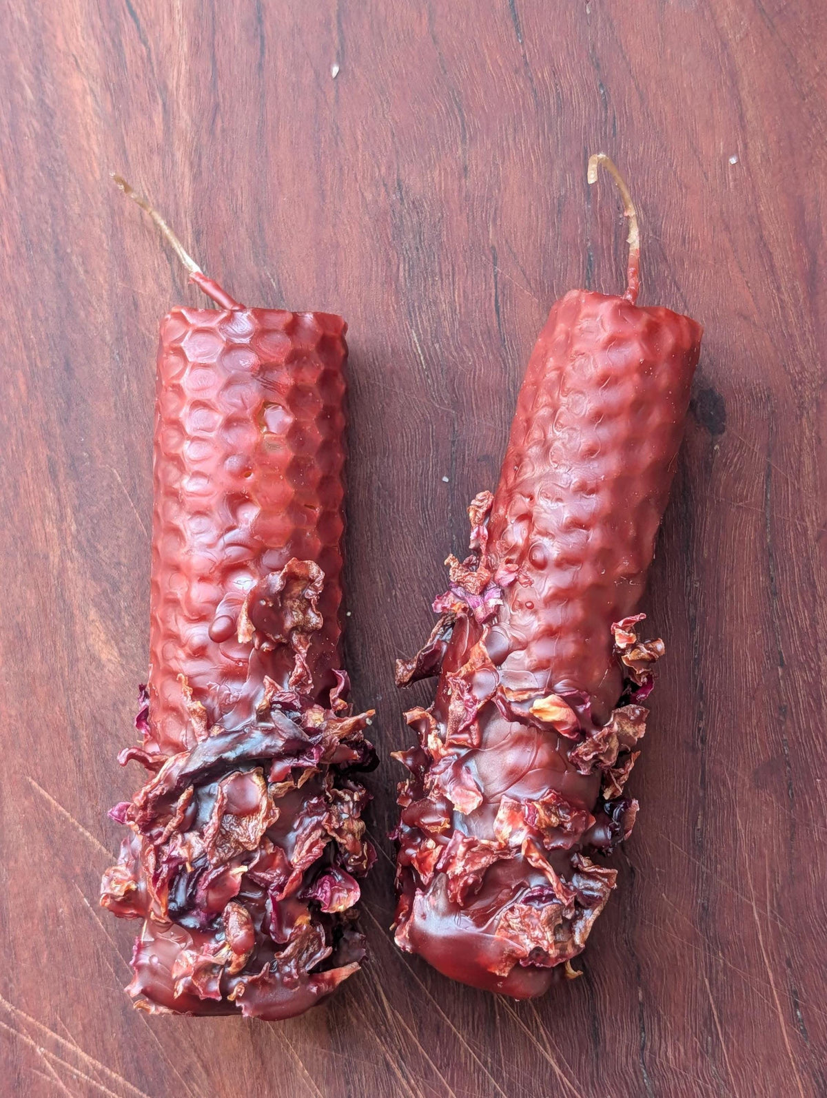 Self love and healing ritual beeswax candles
