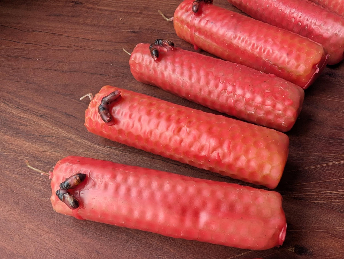 Soulmate connection and heart opening ritual beeswax candles