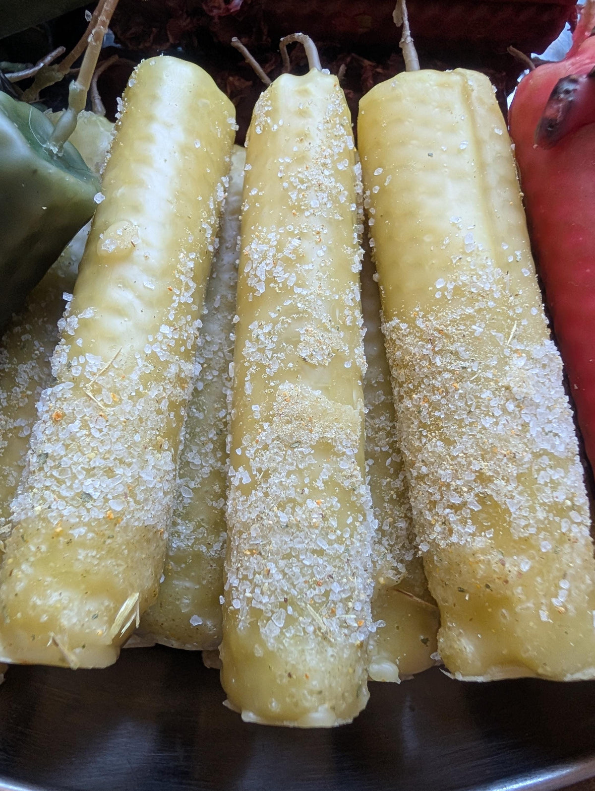 Cleansing and renewal ritual beeswax candles