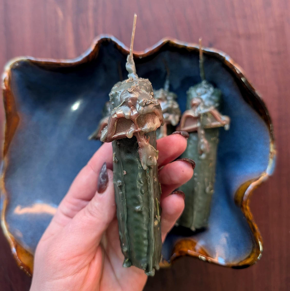 Artemis devotion candle | Goddess altar beeswax candle