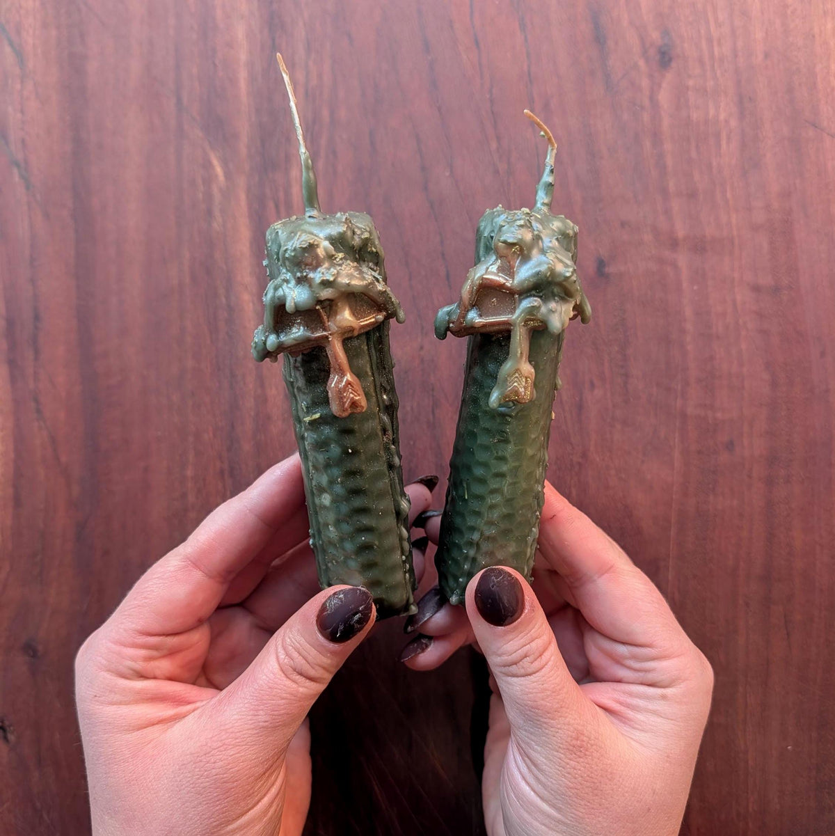 Artemis devotion candle | Goddess altar beeswax candle