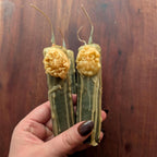 Athena devotion candle | Goddess altar beeswax candle