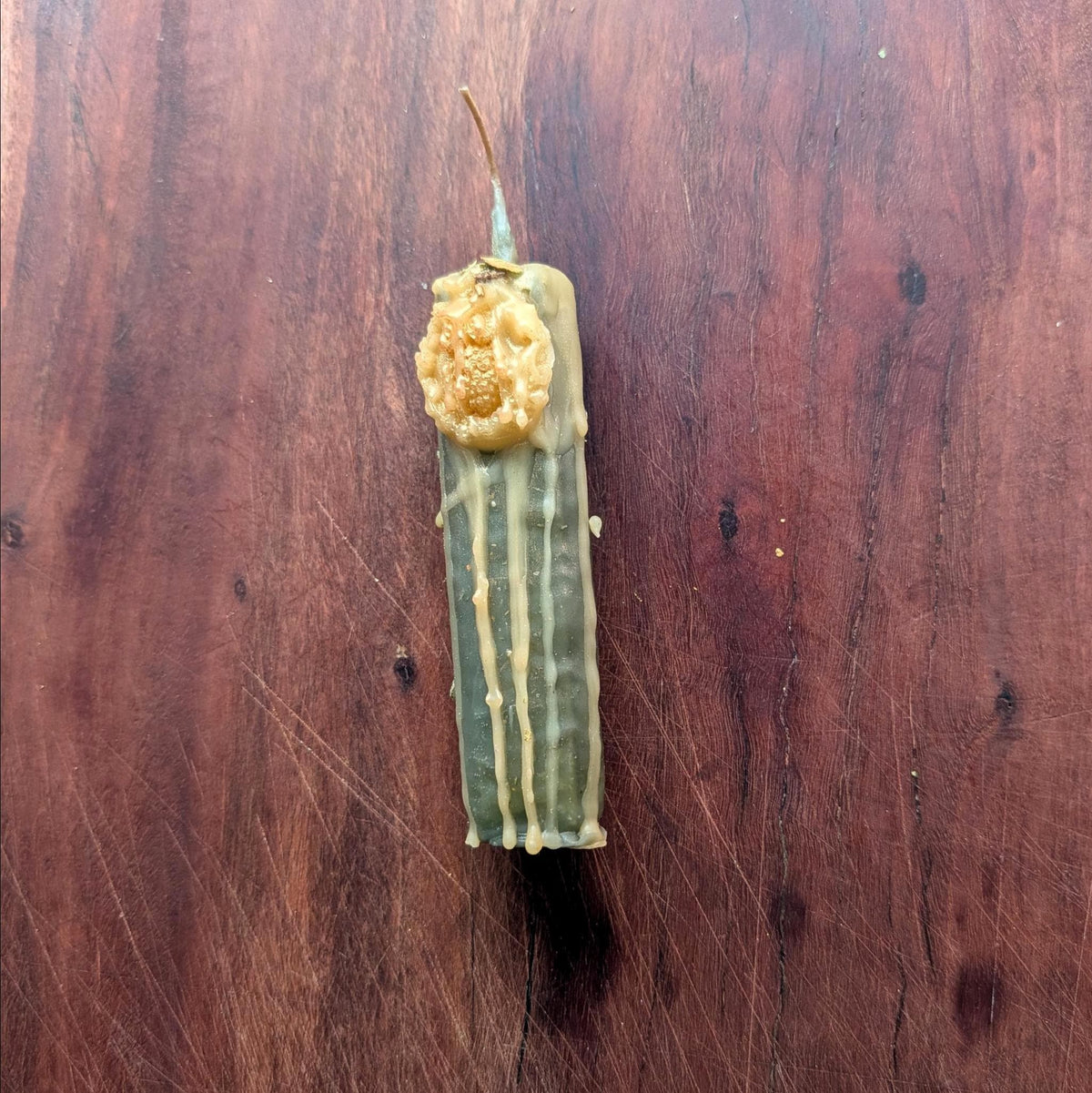 Athena devotion candle | Goddess altar beeswax candle