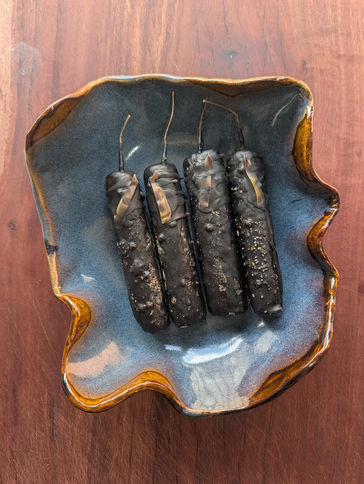Banishing ritual beeswax candle | Altar cleansing candle