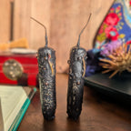 Banishing ritual beeswax candle | Altar cleansing candle