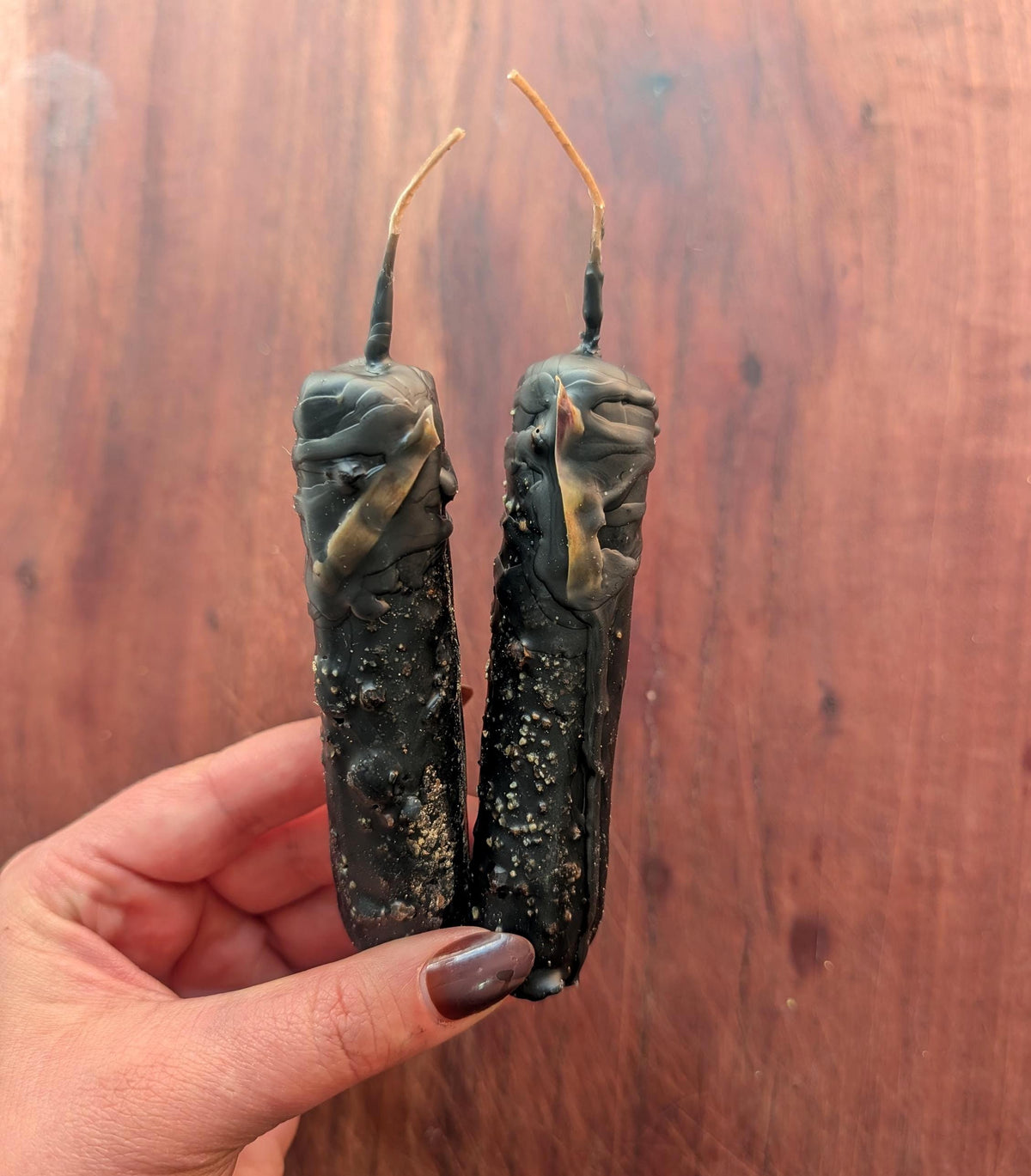 Banishing ritual beeswax candle | Altar cleansing candle