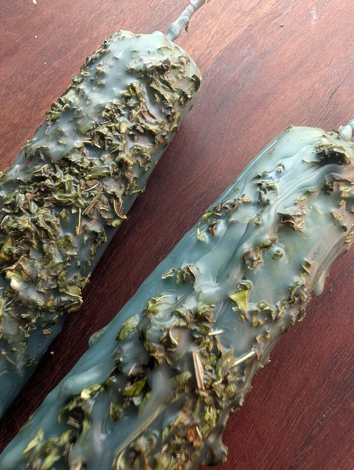 Clear Mind ritual beeswax candle | Mental clarity altar candle