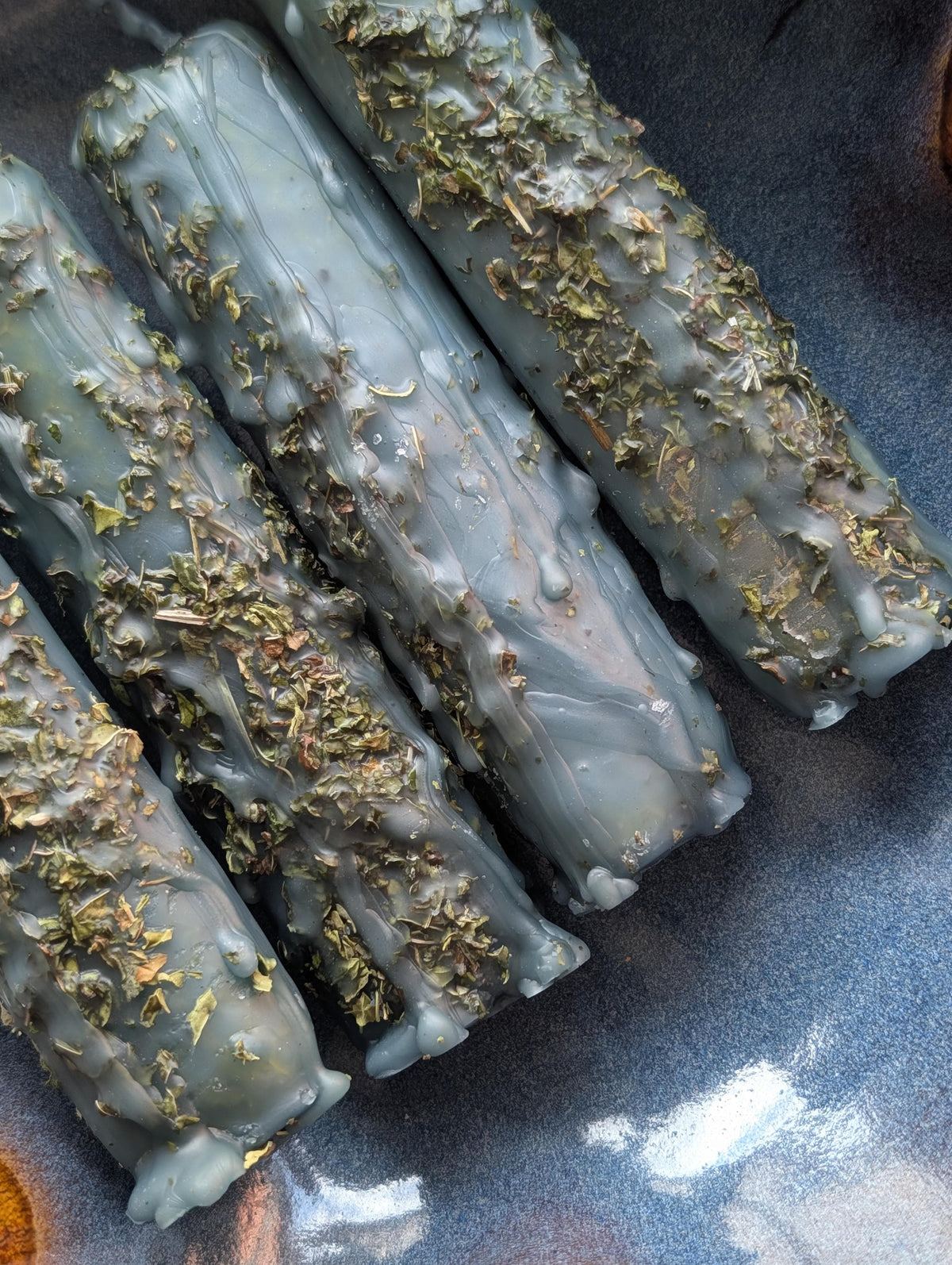Clear Mind ritual beeswax candle | Mental clarity altar candle