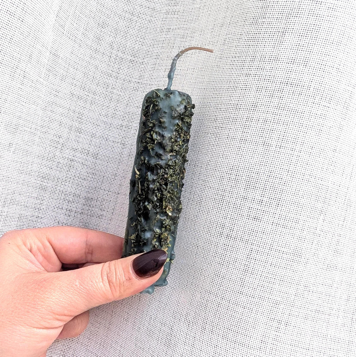 Clear Mind ritual beeswax candle | Mental clarity altar candle
