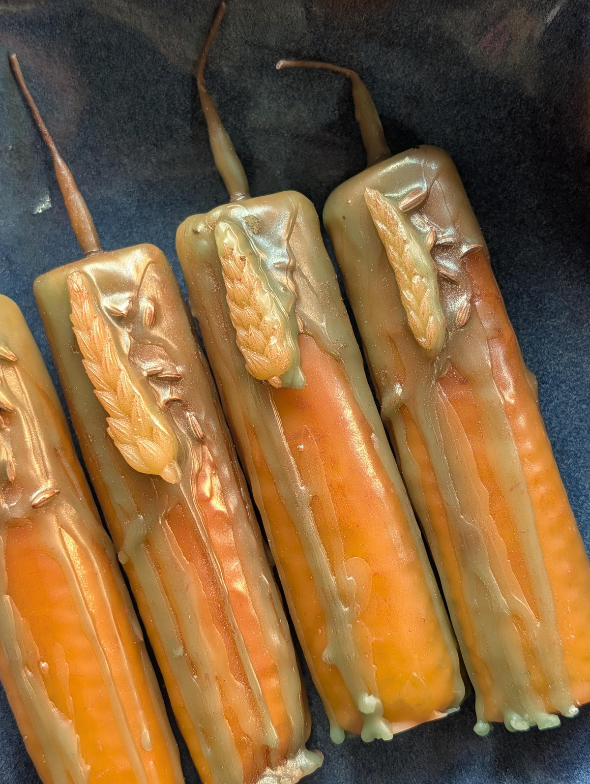 Demeter devotion candle | Goddess altar beeswax candle