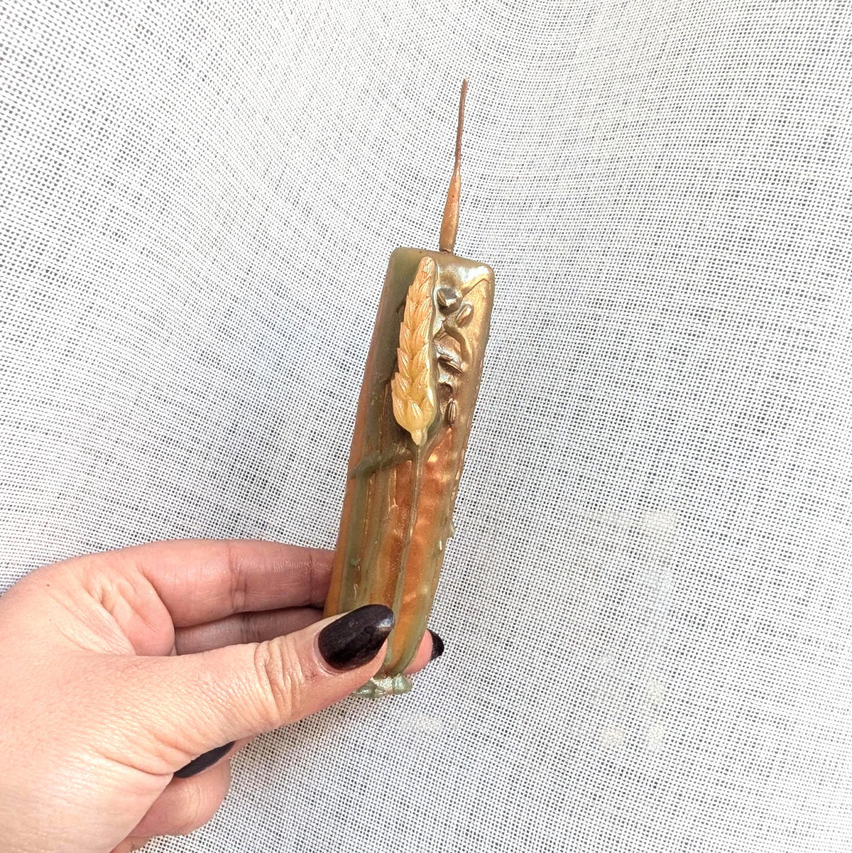 Demeter devotion candle | Goddess altar beeswax candle