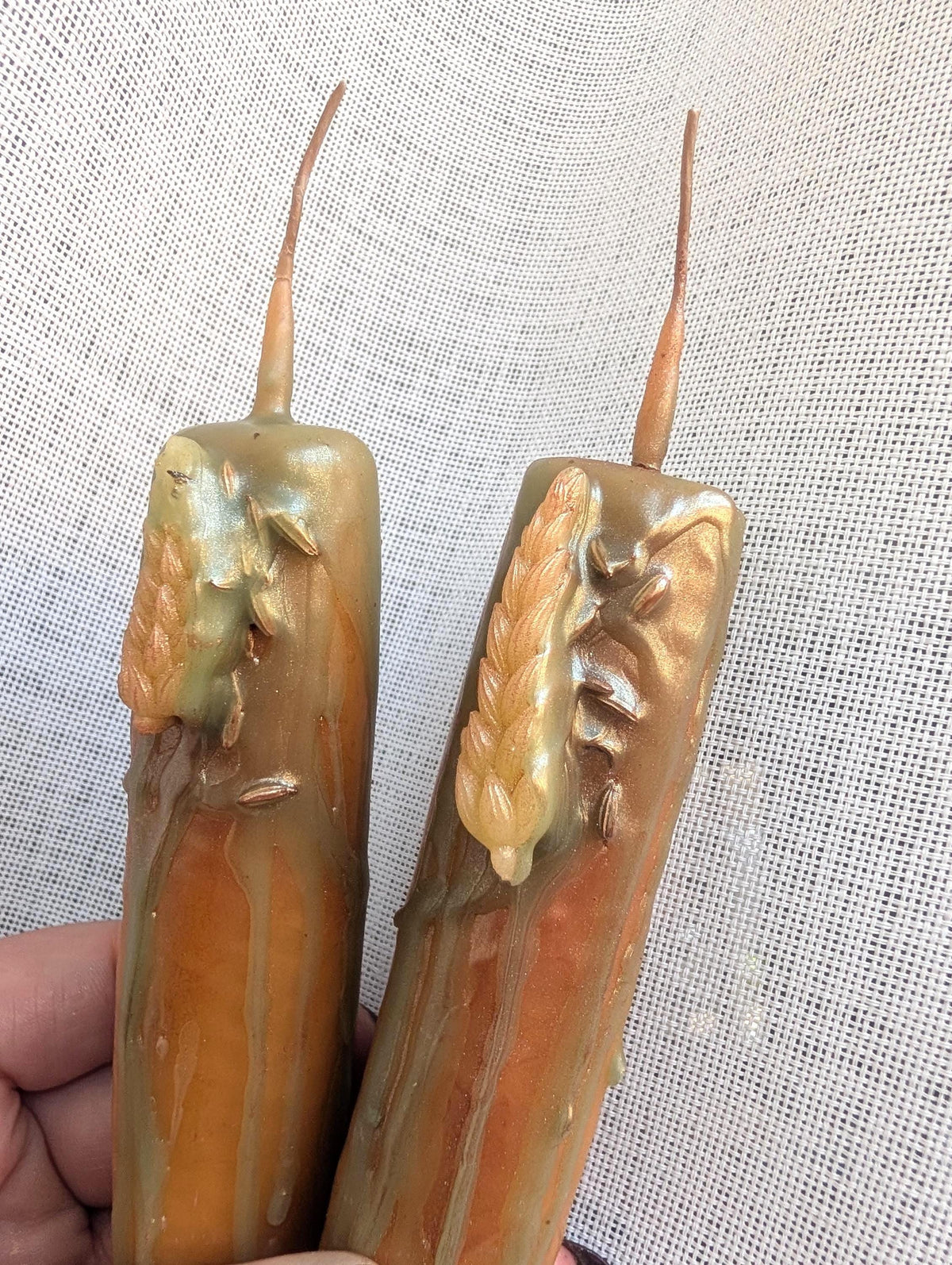 Demeter devotion candle | Goddess altar beeswax candle