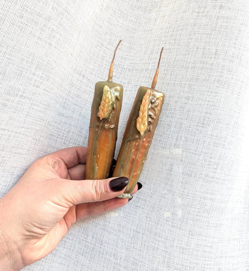 Demeter devotion candle | Goddess altar beeswax candle