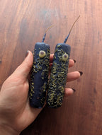 Evil eye hex removal ritual beeswax candle | Uncrossing altar candle