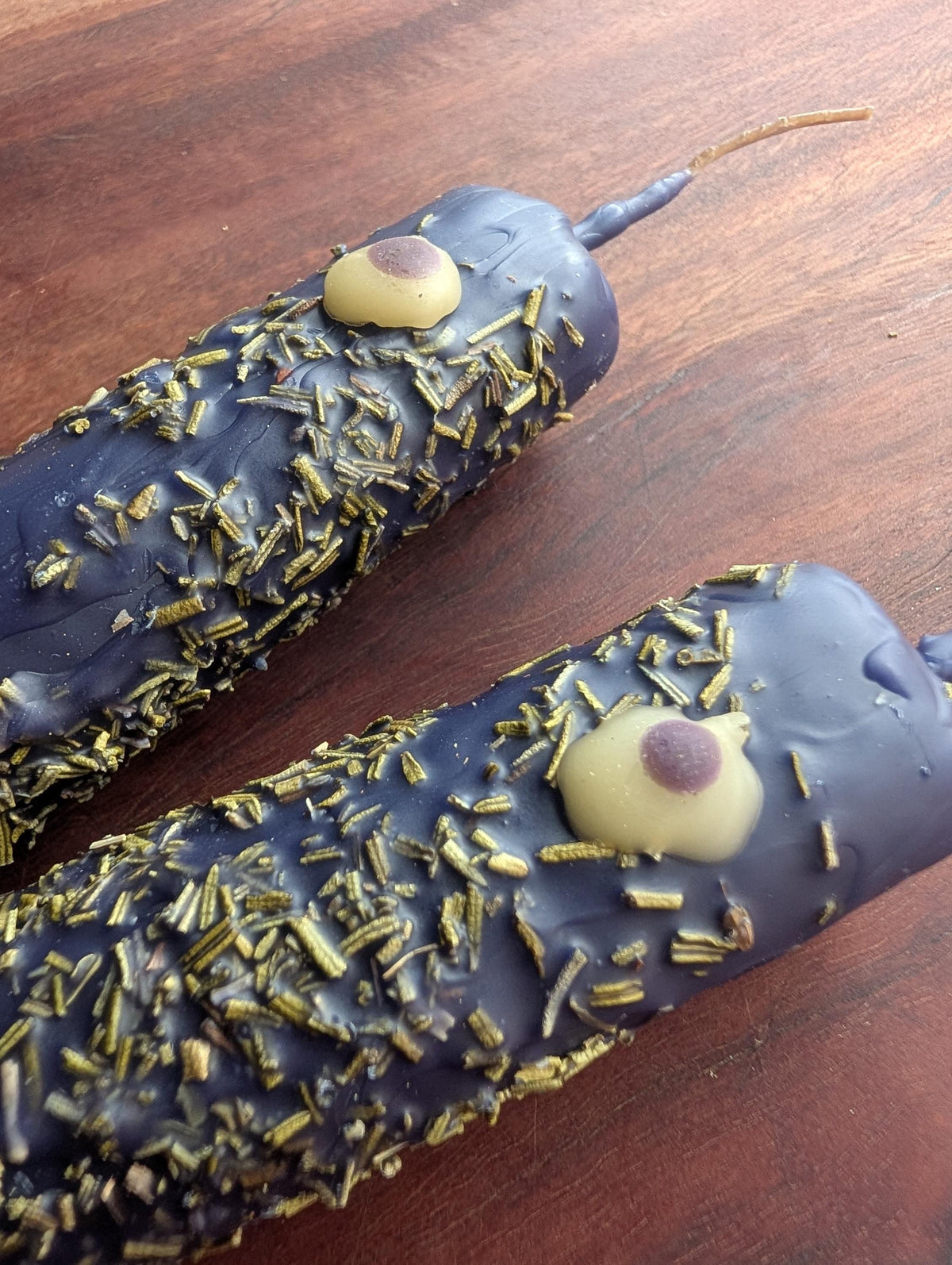 Evil eye hex removal ritual beeswax candle | Uncrossing altar candle