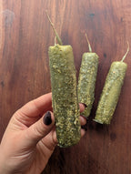 Letting go ritual beeswax candle | Transition altar candle