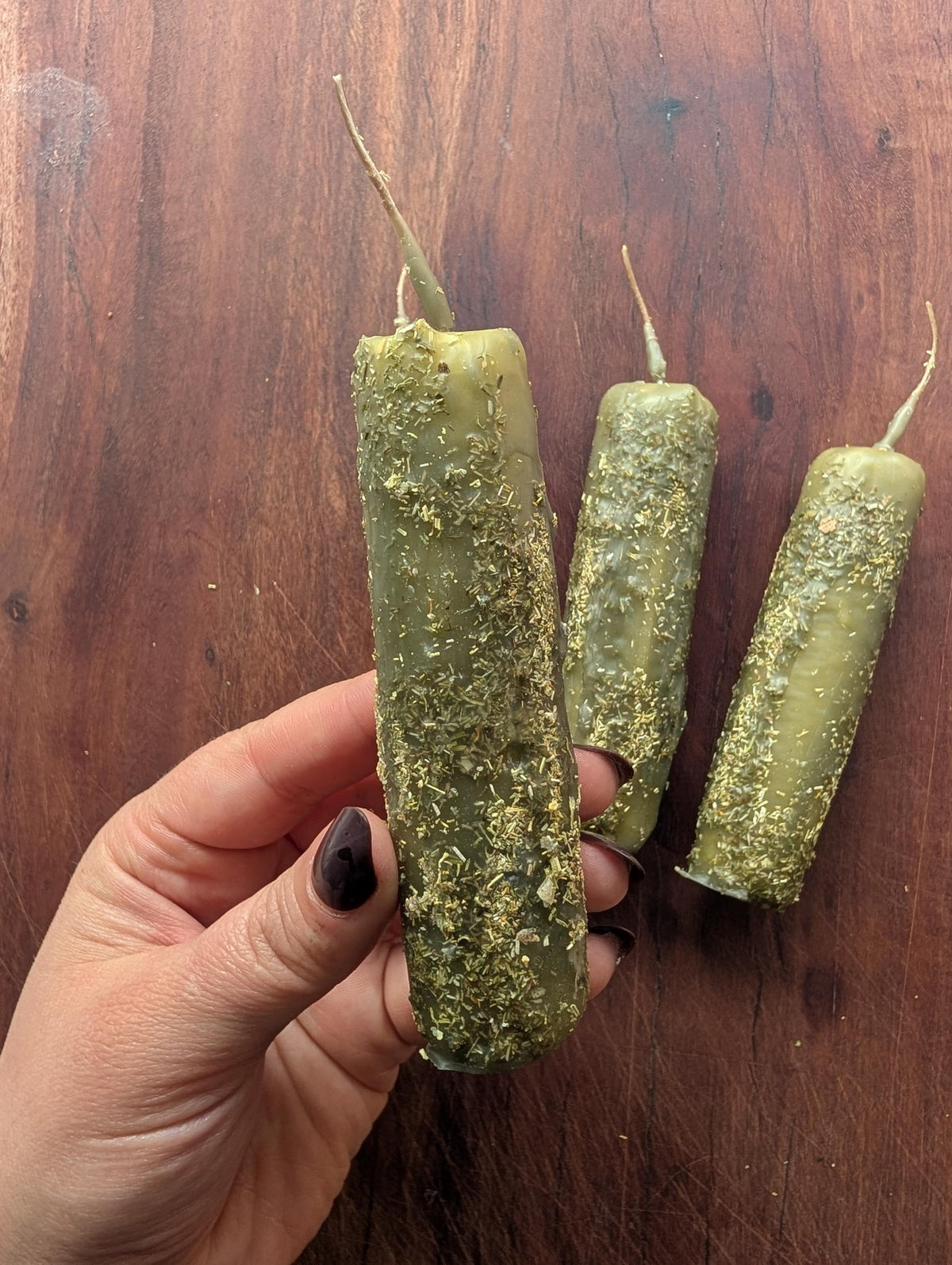 Letting go ritual beeswax candle | Transition altar candle