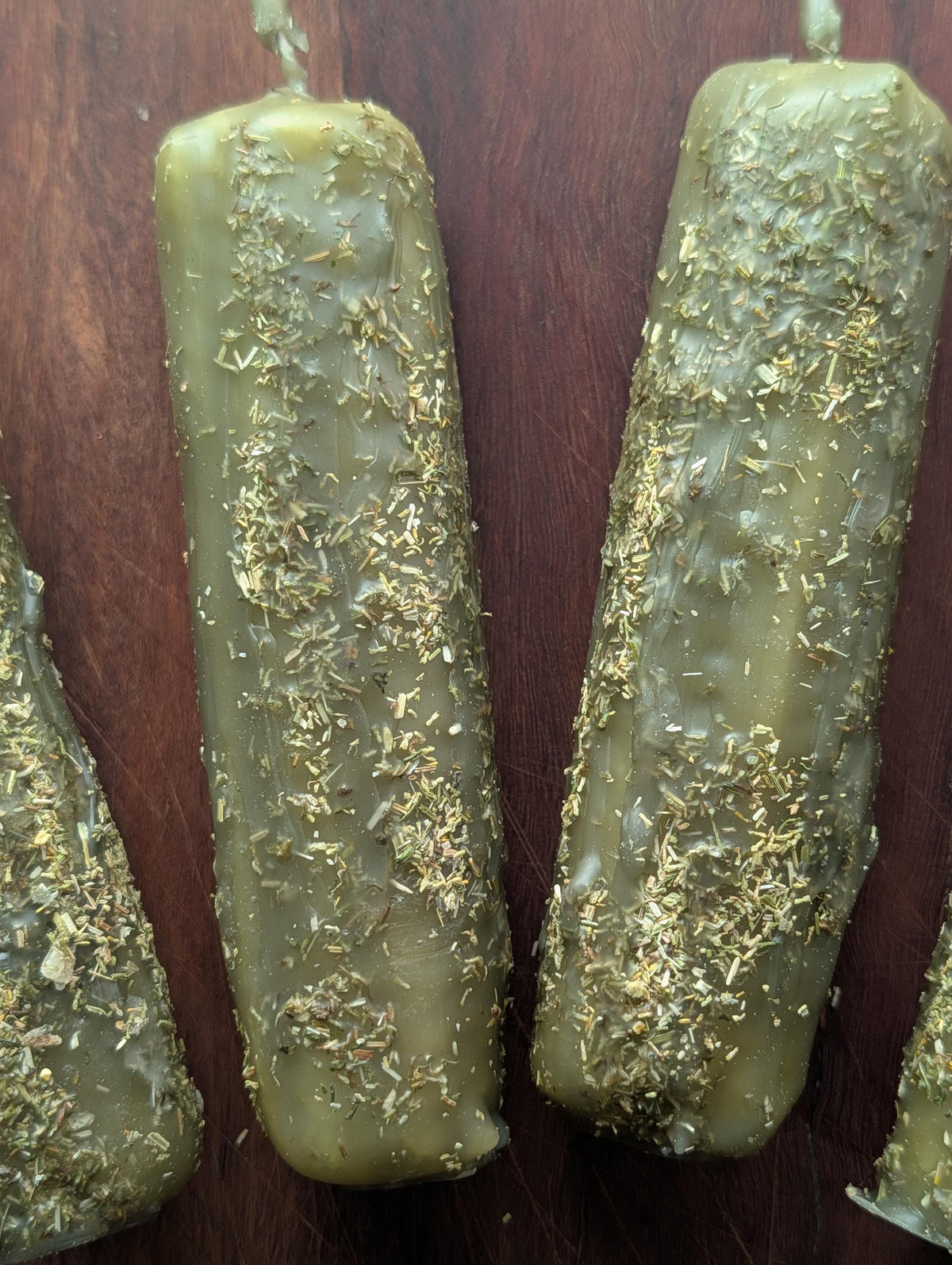 Letting go ritual beeswax candle | Transition altar candle