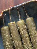 Letting go ritual beeswax candle | Transition altar candle