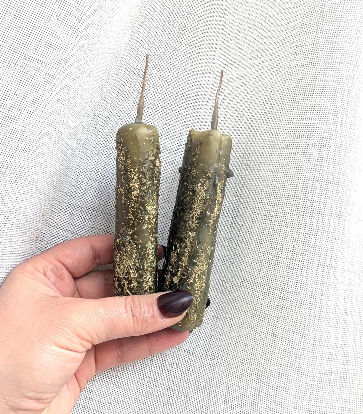 Letting go ritual beeswax candle | Transition altar candle
