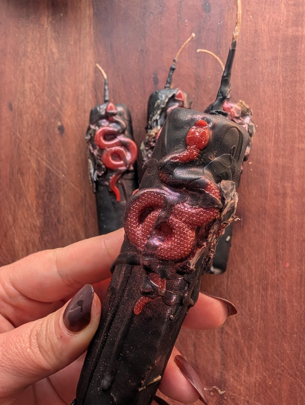 Lilith devotion candle | Goddess altar beeswax candle