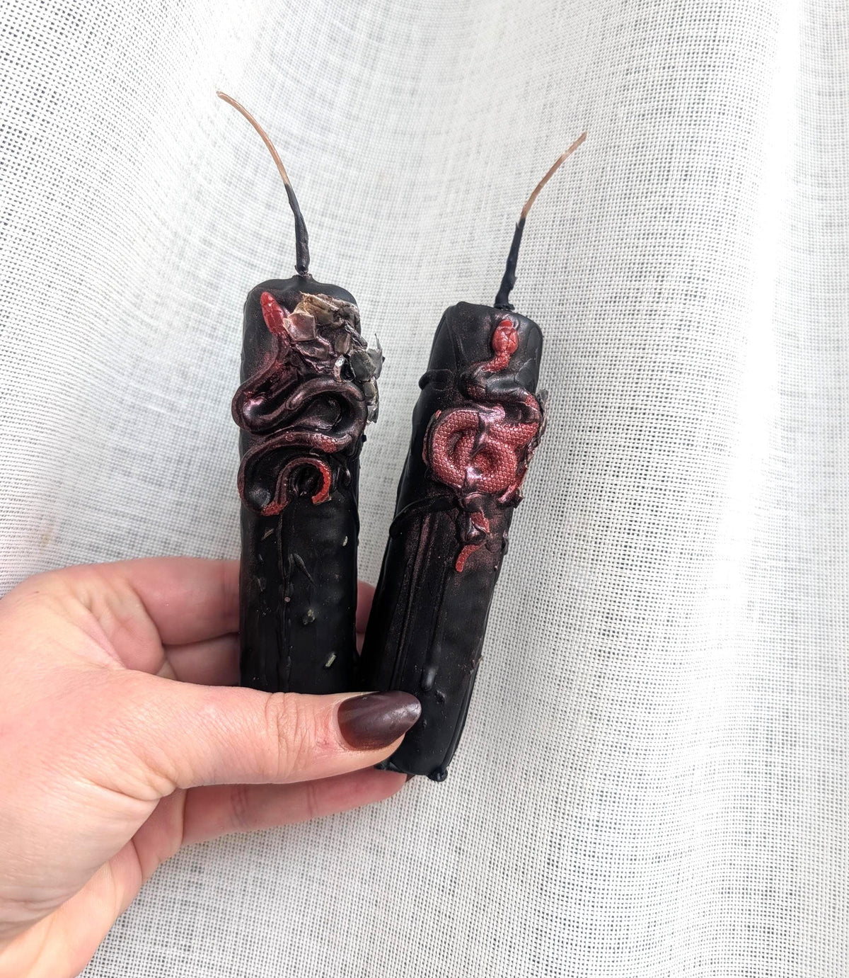 Lilith devotion candle | Goddess altar beeswax candle