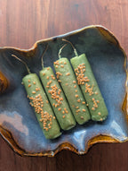 Good luck success ritual beeswax candle | Career altar candle