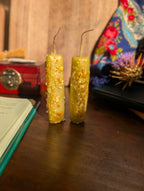 New Beginnings ritual beeswax candle | Transition altar candle