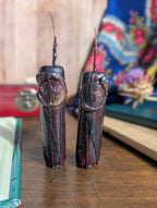 Persephone devotion candle | Goddess altar beeswax candle