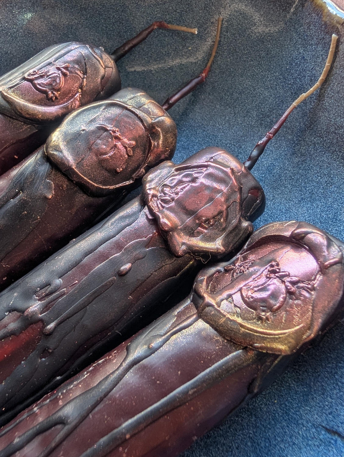 Persephone devotion candle | Goddess altar beeswax candle