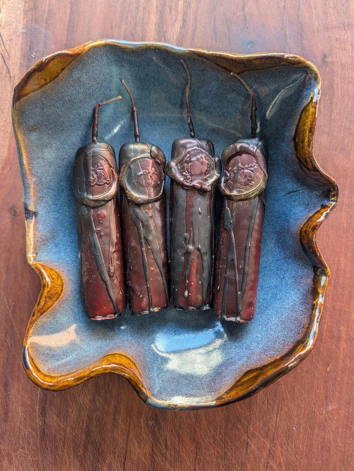 Persephone devotion candle | Goddess altar beeswax candle