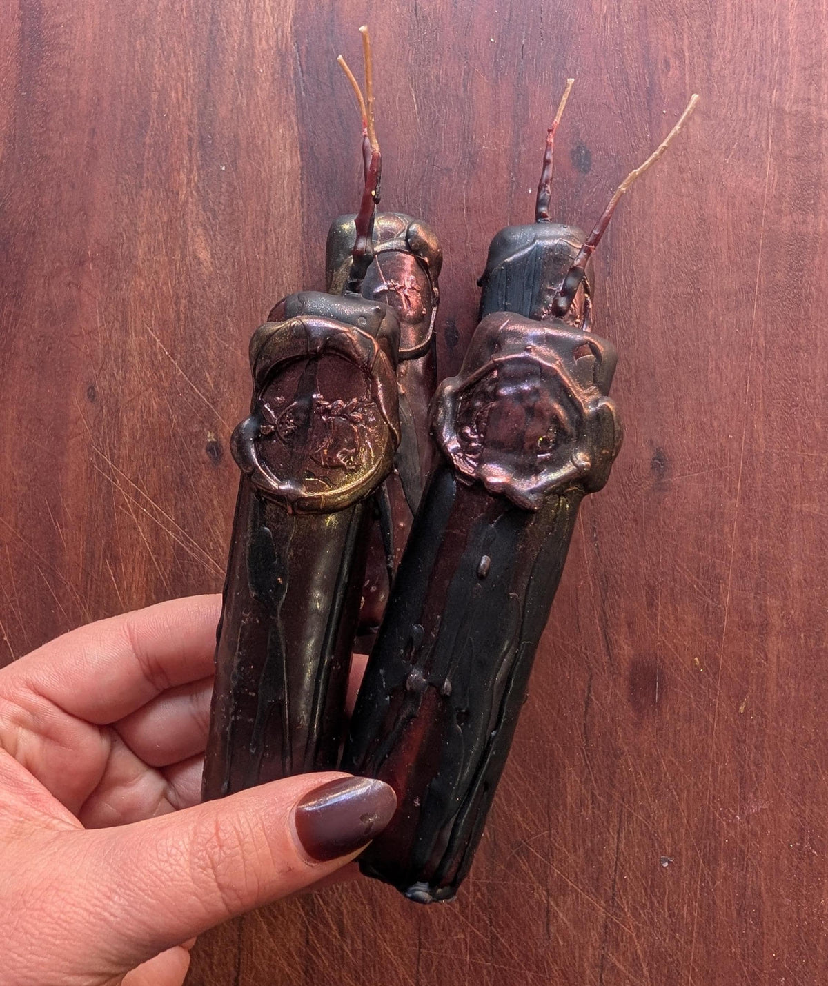 Persephone devotion candle | Goddess altar beeswax candle