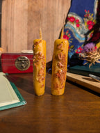 Success achievement ritual beeswax candle | Career altar candle