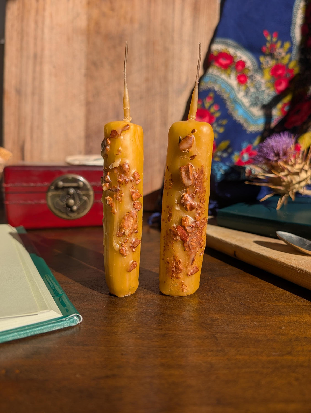 Success achievement ritual beeswax candle | Career altar candle