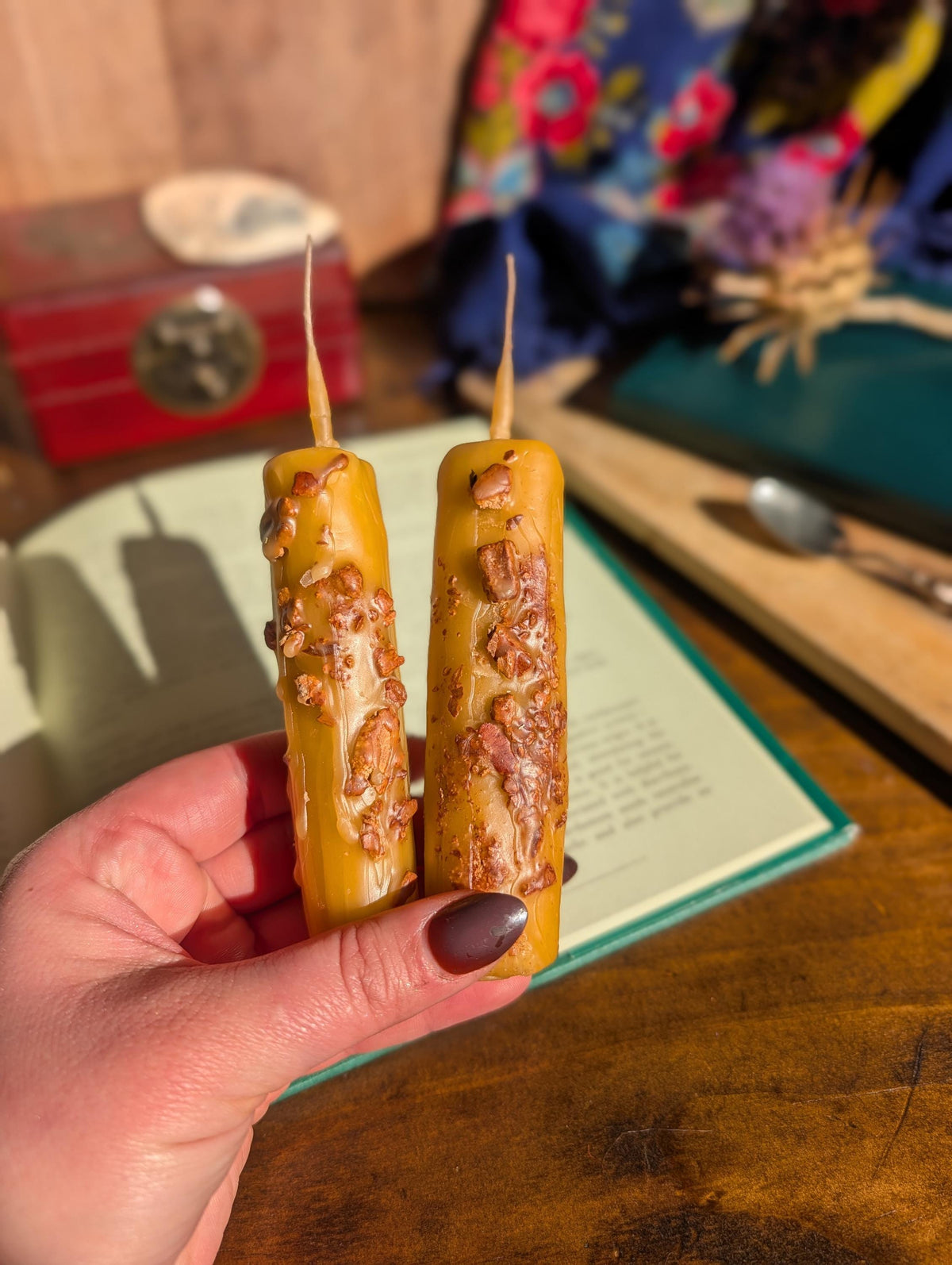 Success achievement ritual beeswax candle | Career altar candle