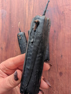 Witch's ward ritual beeswax candle | Protection altar candle