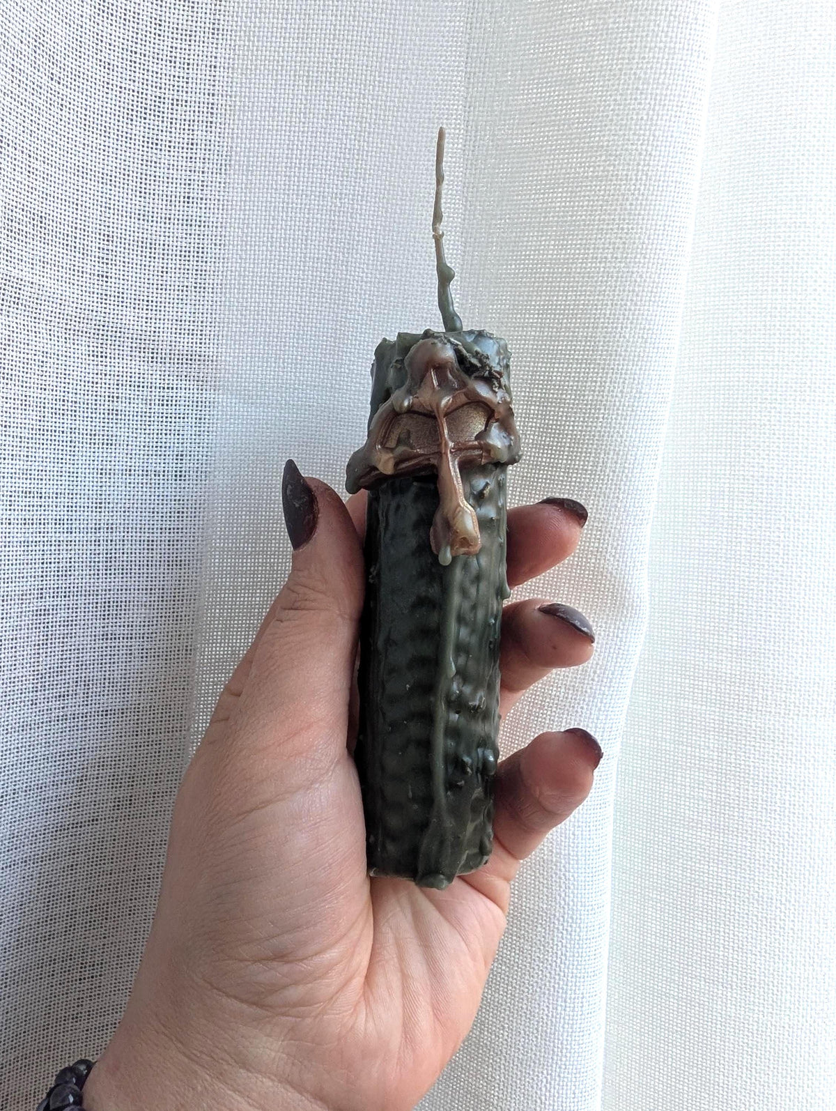 Artemis devotion candle | Goddess altar beeswax candle
