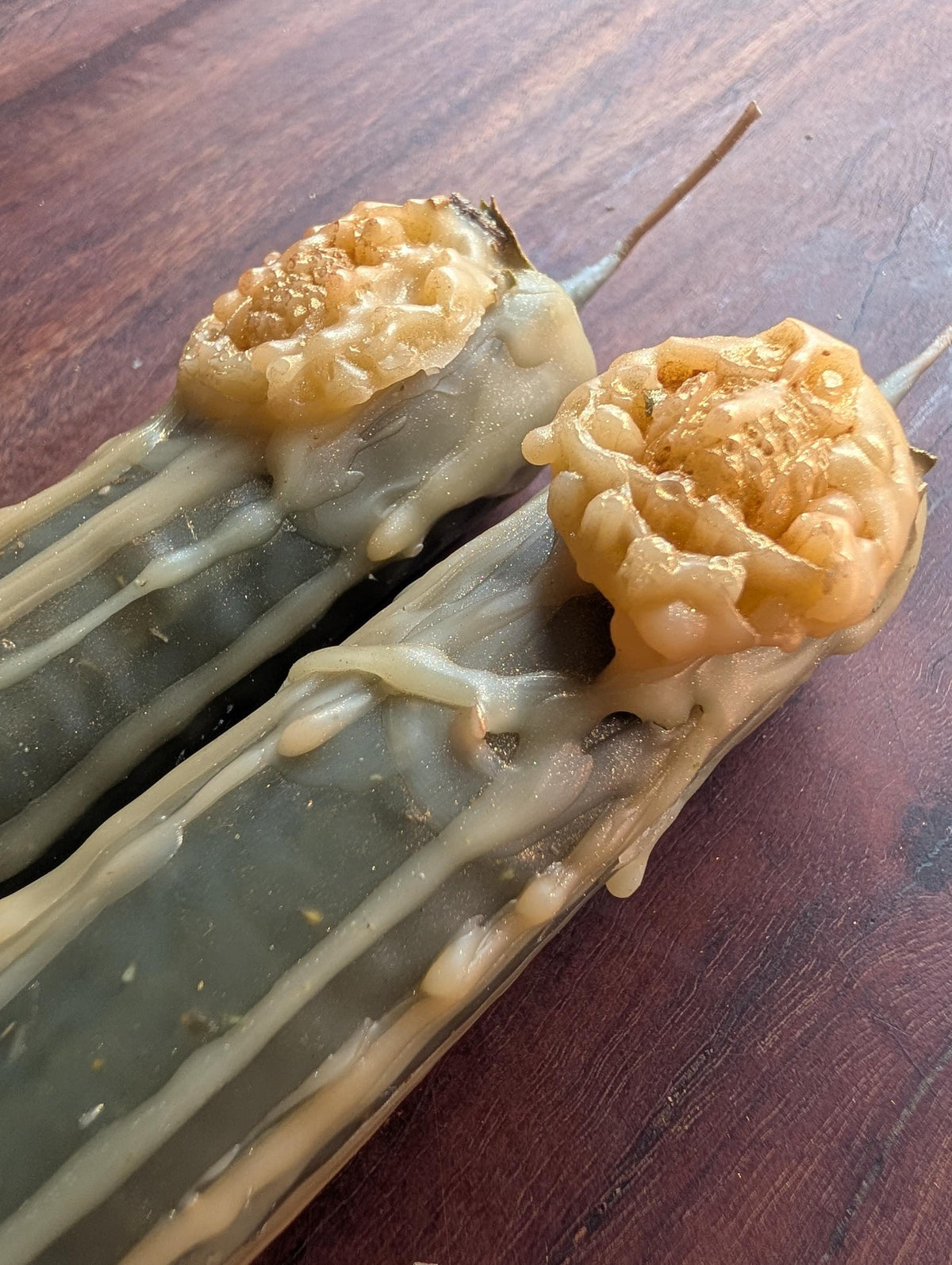 Athena devotion candle | Goddess altar beeswax candle