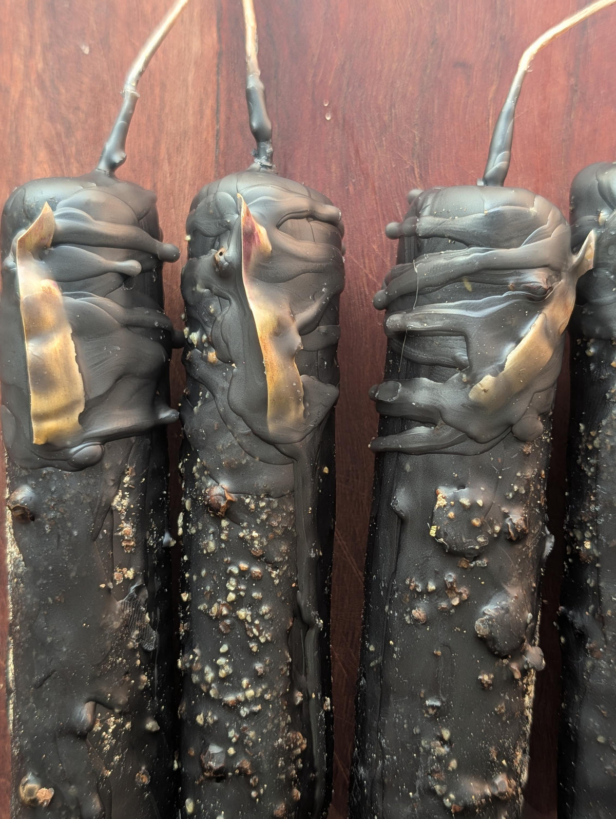 Banishing ritual beeswax candle | Altar cleansing candle