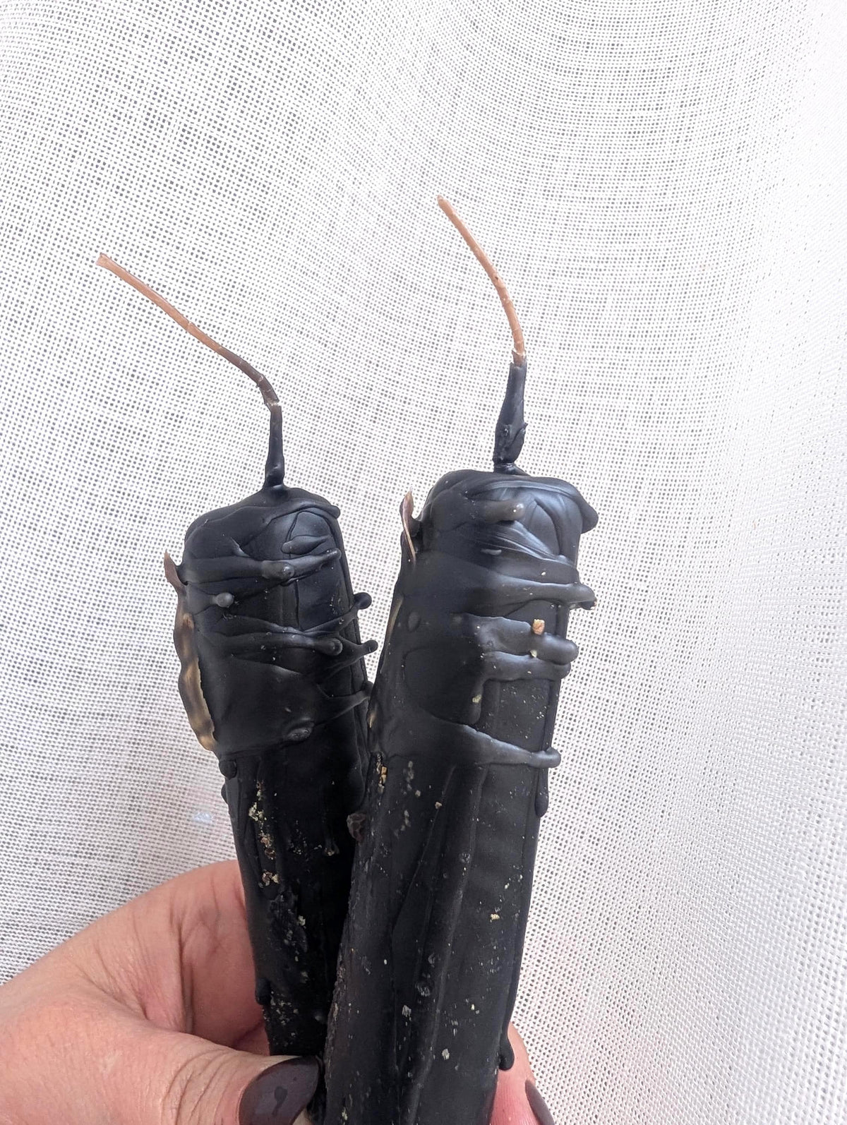 Banishing ritual beeswax candle | Altar cleansing candle